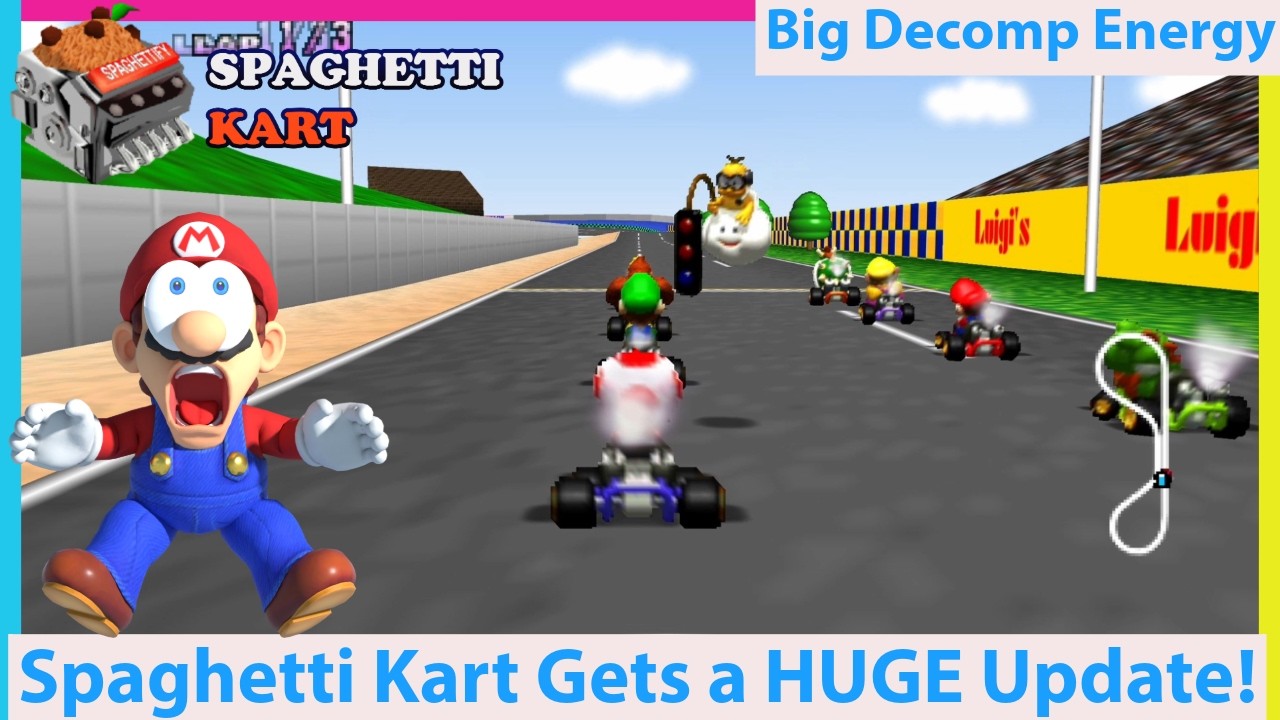 Mario Kart PC Port Gets a BIG Update! Spaghetti Cart 1.0 is Out!