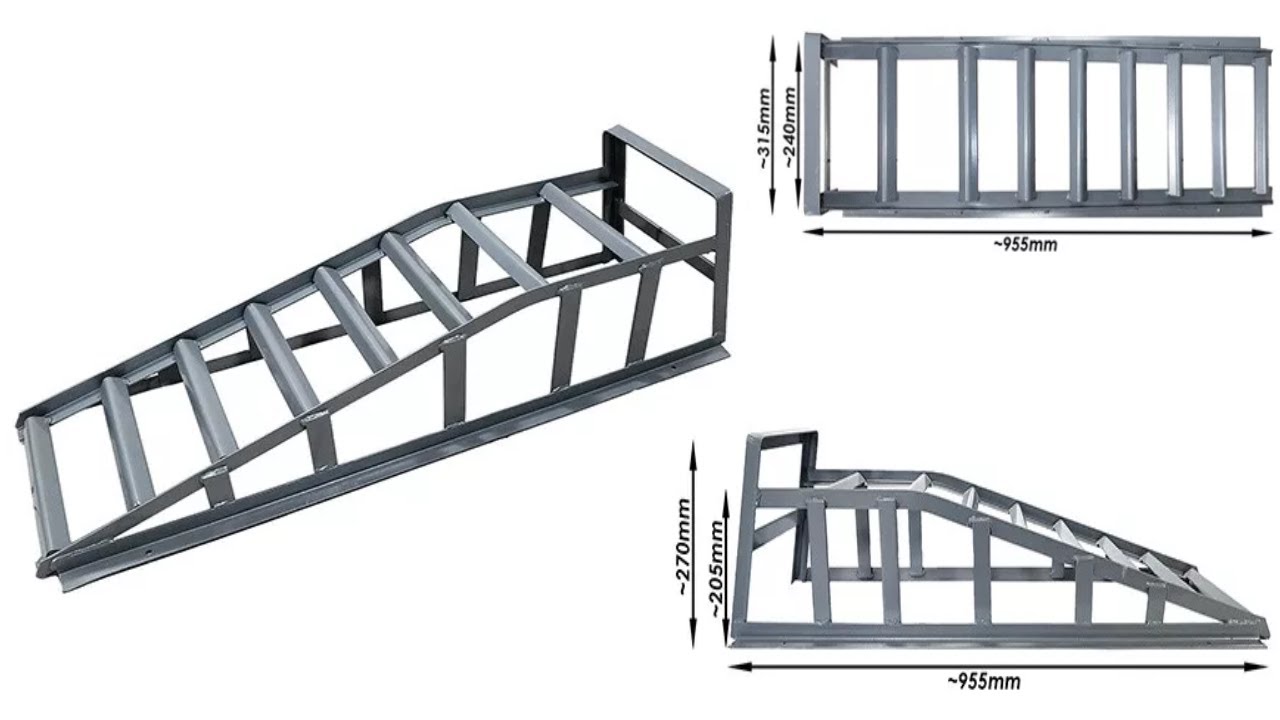 Extracar acél szerelő rámpa 1.5T (steel car repair ramp) unboxing