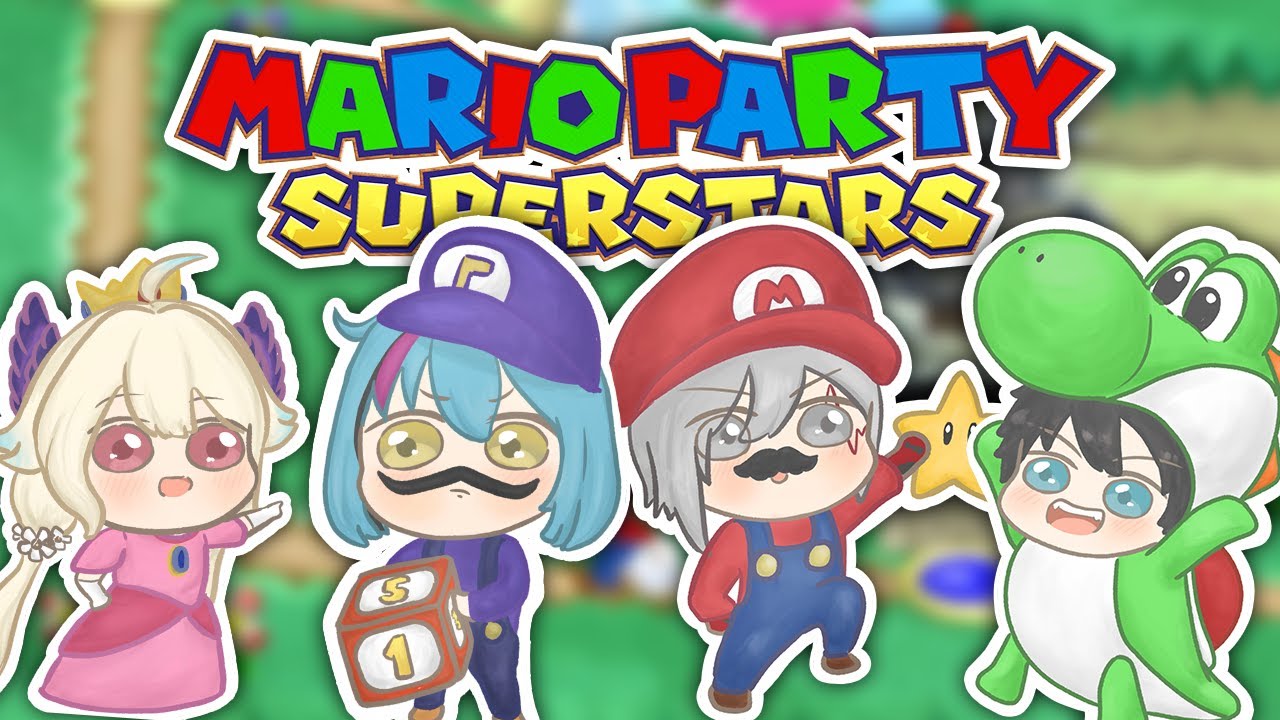 【MARIO PARTY SUPERSTARS】 w/ Enna, Fulgur, & Ren 【NIJISANJI EN | Kyo Kaneko】