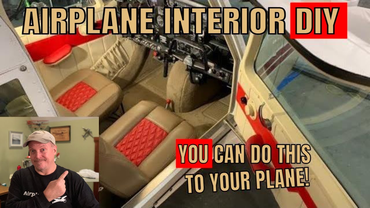 Airplane Interior DIY // Learn how to upgrade your own airplane, inside and out!  Airplane Envy DIY