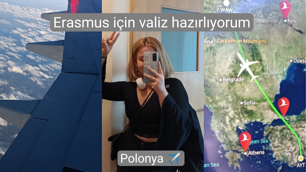 Erasmus için Beraber Valiz Hazırlayalım - Polonya'ya Gidiyorum