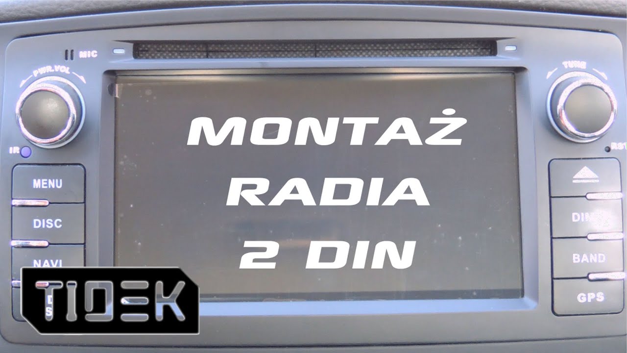 MONTAŻ RADIA 2 Din marki Xonrich #Corolla