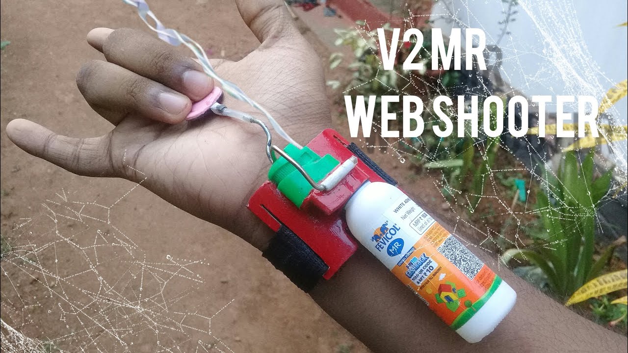spider-man V2 (MR WEB SHOOTER)I made a upgraded MR web shooter |DIY Spider-Man web shooter.