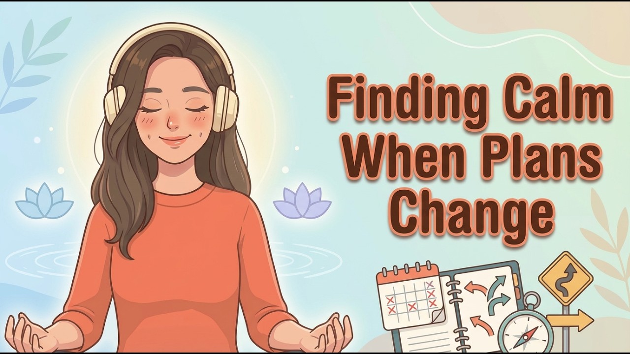 Finding Calm When Plans Change ☕ | Easy English A1-A2