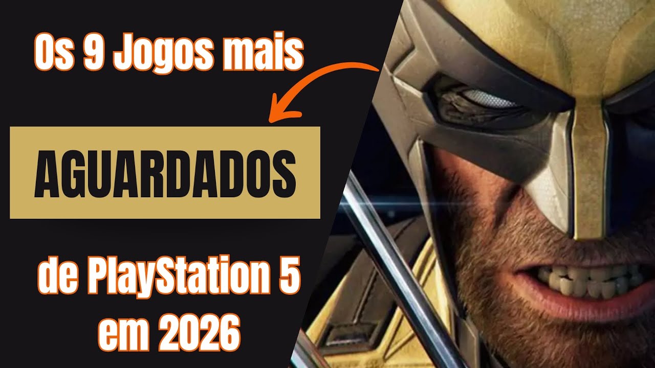 ✅ 9 jogos mais AGUARDADOS de PlayStation 5 em 2026