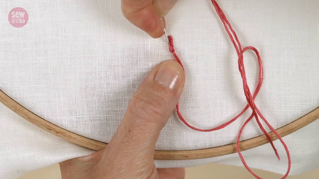SewandSo Stitch Library: Rope Stitch