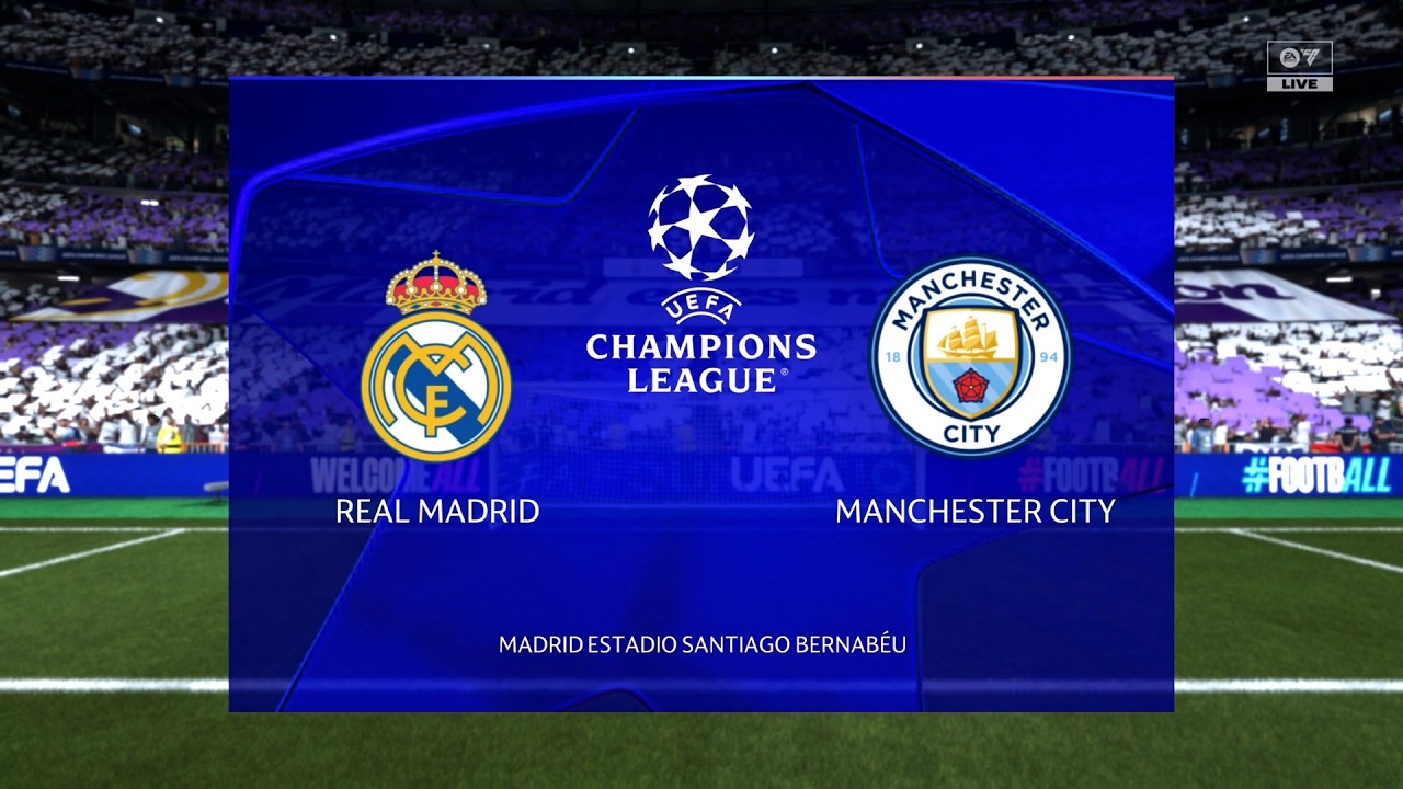 REAL MADRID vs MAN CITY | 1/8 Champions League | primer partido | FC 26 | PS5 |