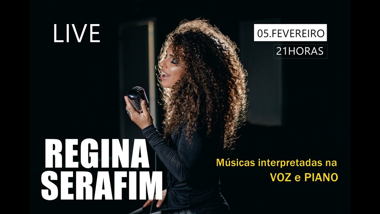 Live Músicas interpretadas na voz e piano - Regina Serafim