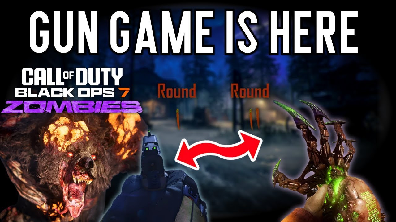 PLAYING GUN GAME IN BLACK OPS 7 ZOMBIES