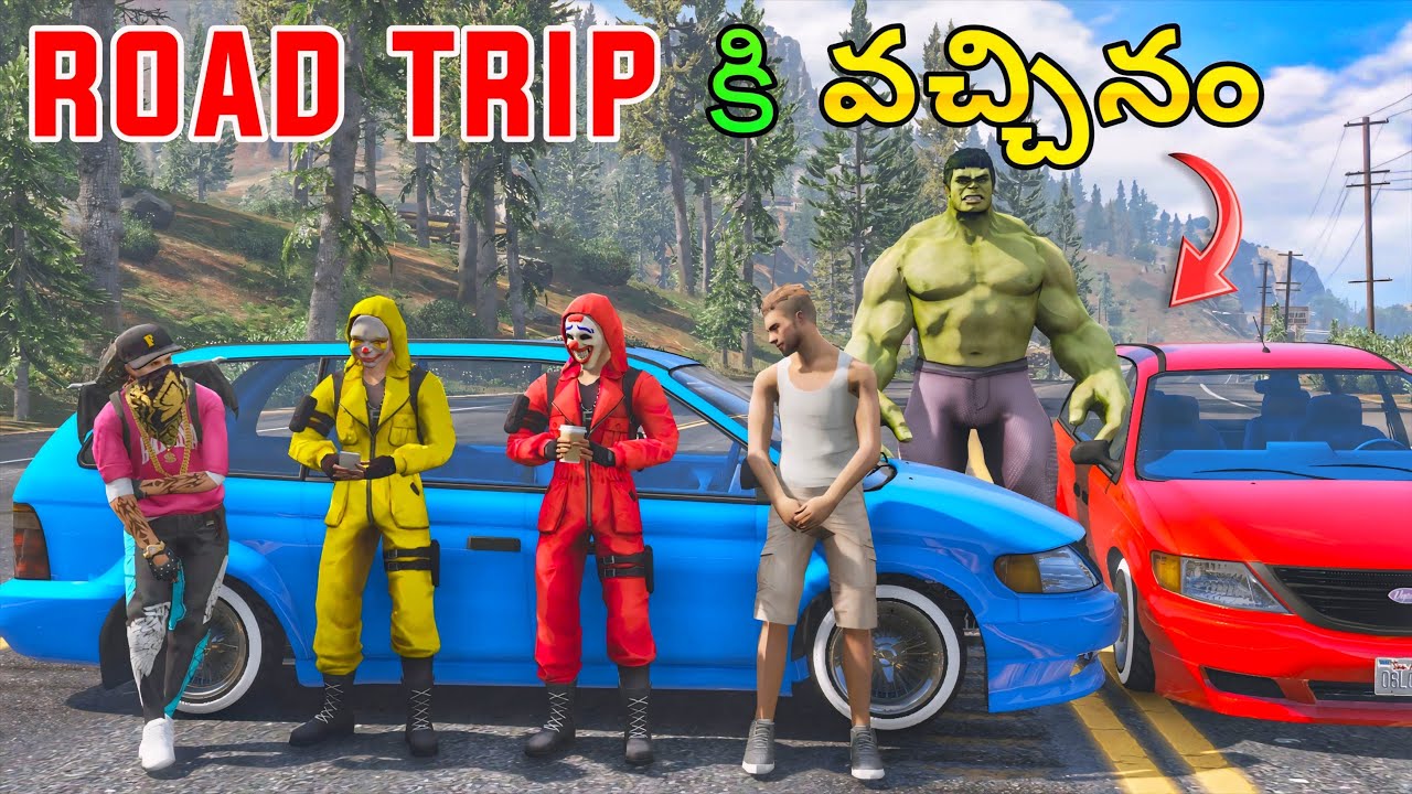 Road Trip Went Wrong In Gta 5 | Gta 5 In Telugu