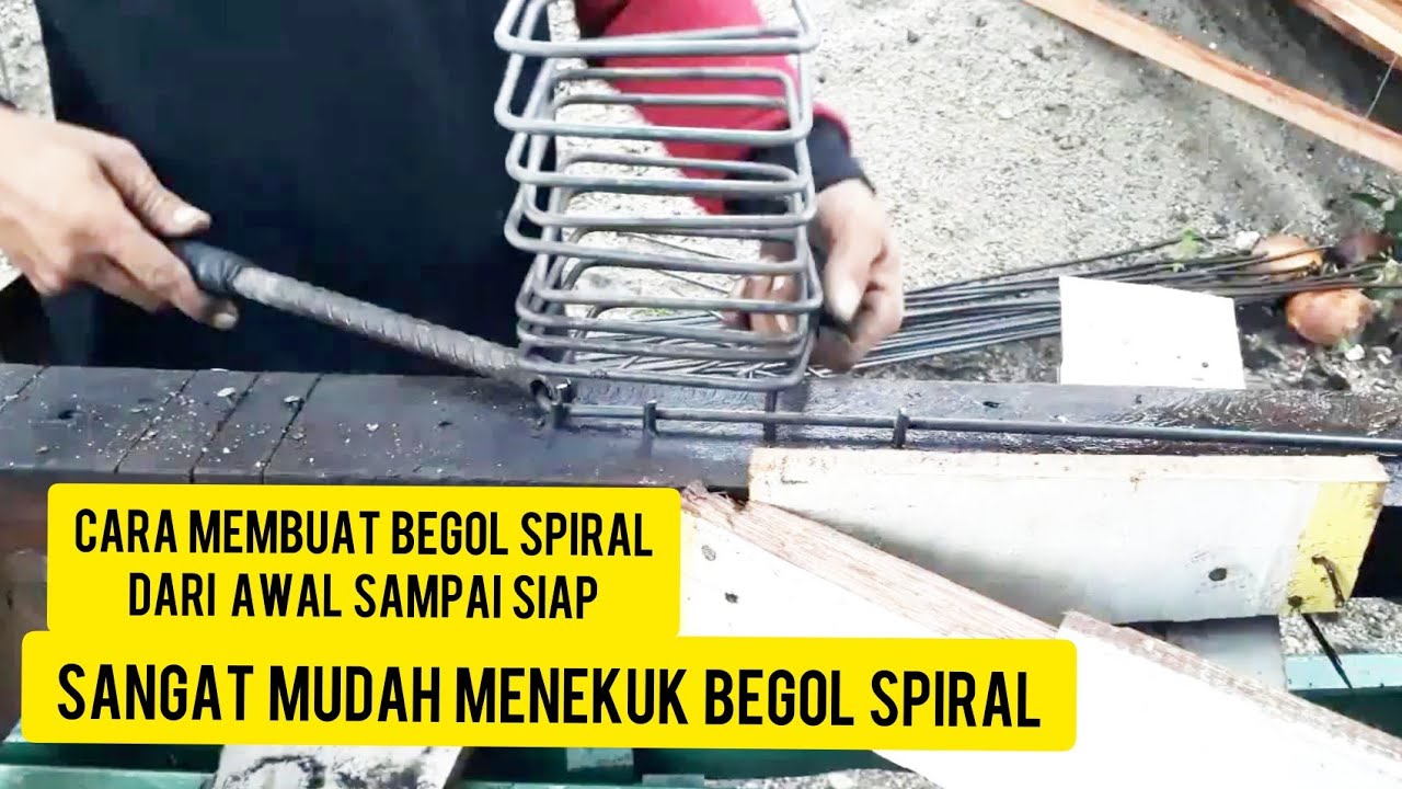 cara membuat begol spiral dari awal sampai siap