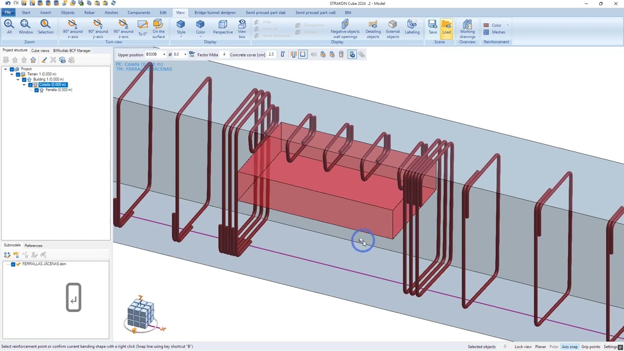 Armaduras globales y locales con STRAKON