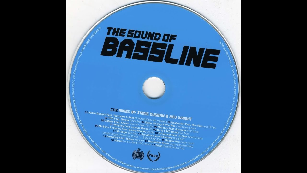 THE SOUND OF BASSLINE  Mixed By Jamie Duggan and Nev Wright CD2 [2008]