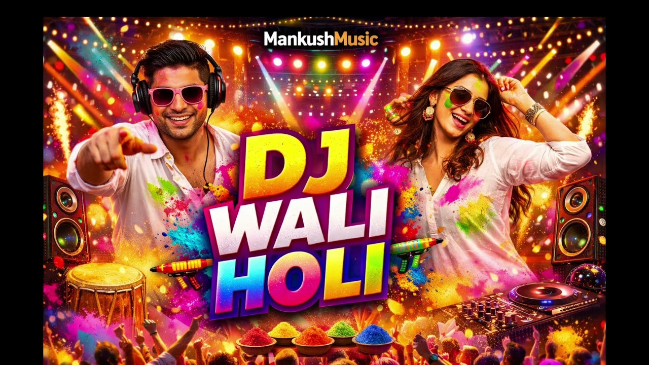💝♥️DJ WALI HOLI – OUT NOW 🎉  Get ready to feel the ultimate Holi party vibe with * @MankushMusic 
