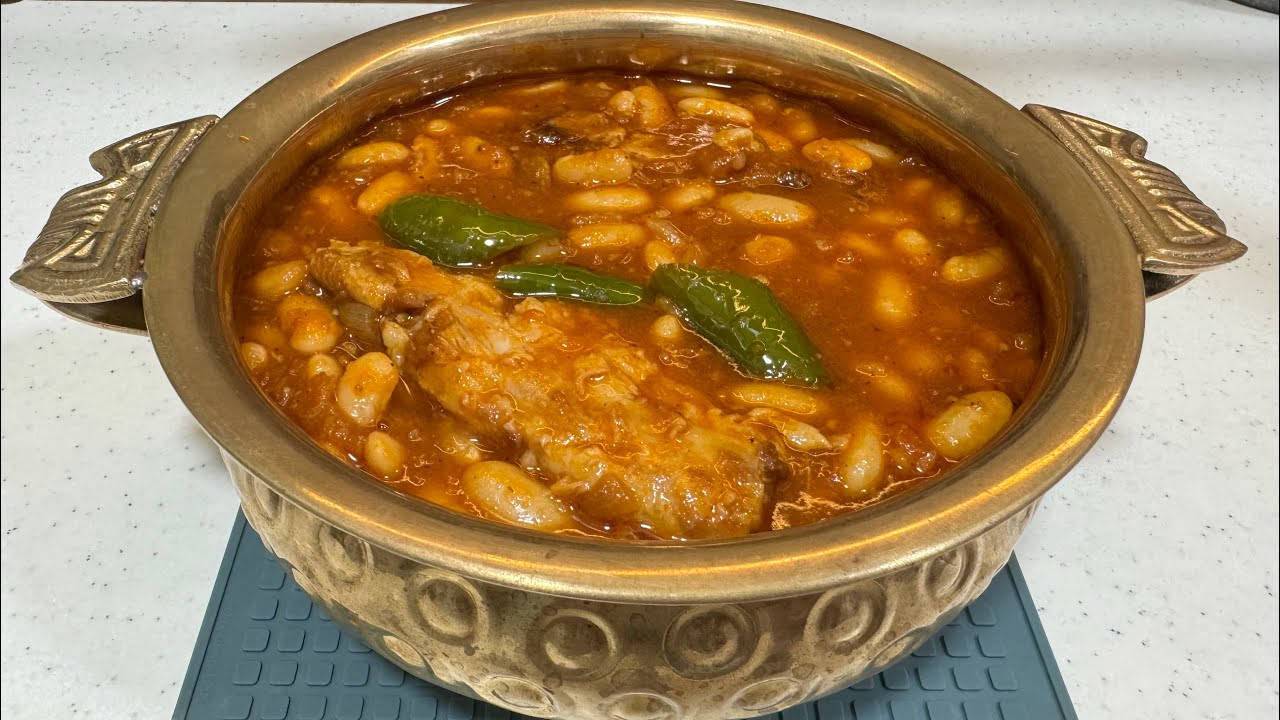 فاصوليا بيضاء بالعكاوي | White beans with akkawi | الدولفينة🇸🇦