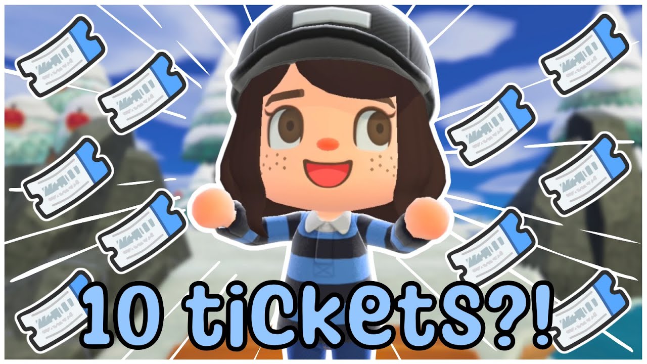 Villager Hunting with only 10 TICKETS in Animal Crossing!!✈️🎫
