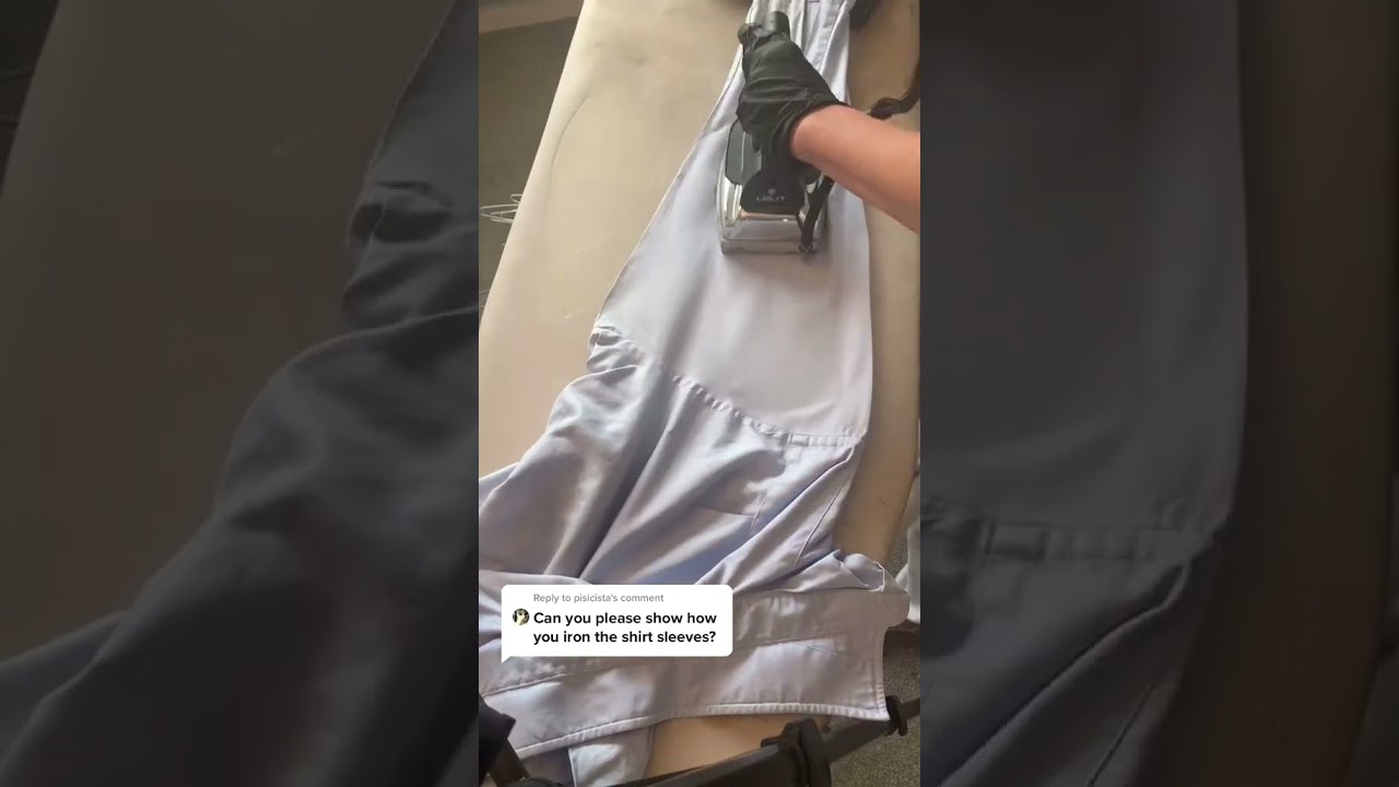 How to iron shirt sleeves