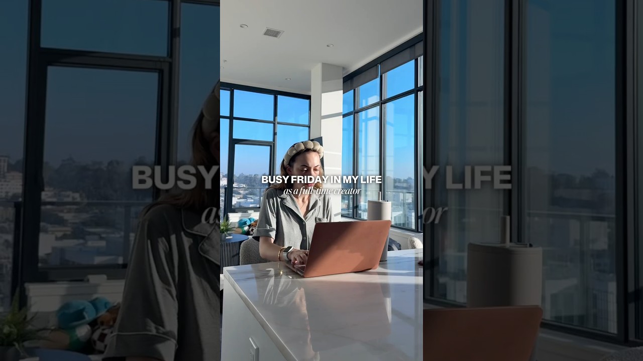 DAY IN THE LIFE AS A FULL-TIME CONTENT CREATOR #dayinthelife #minivlog #fulltimecontentcreator