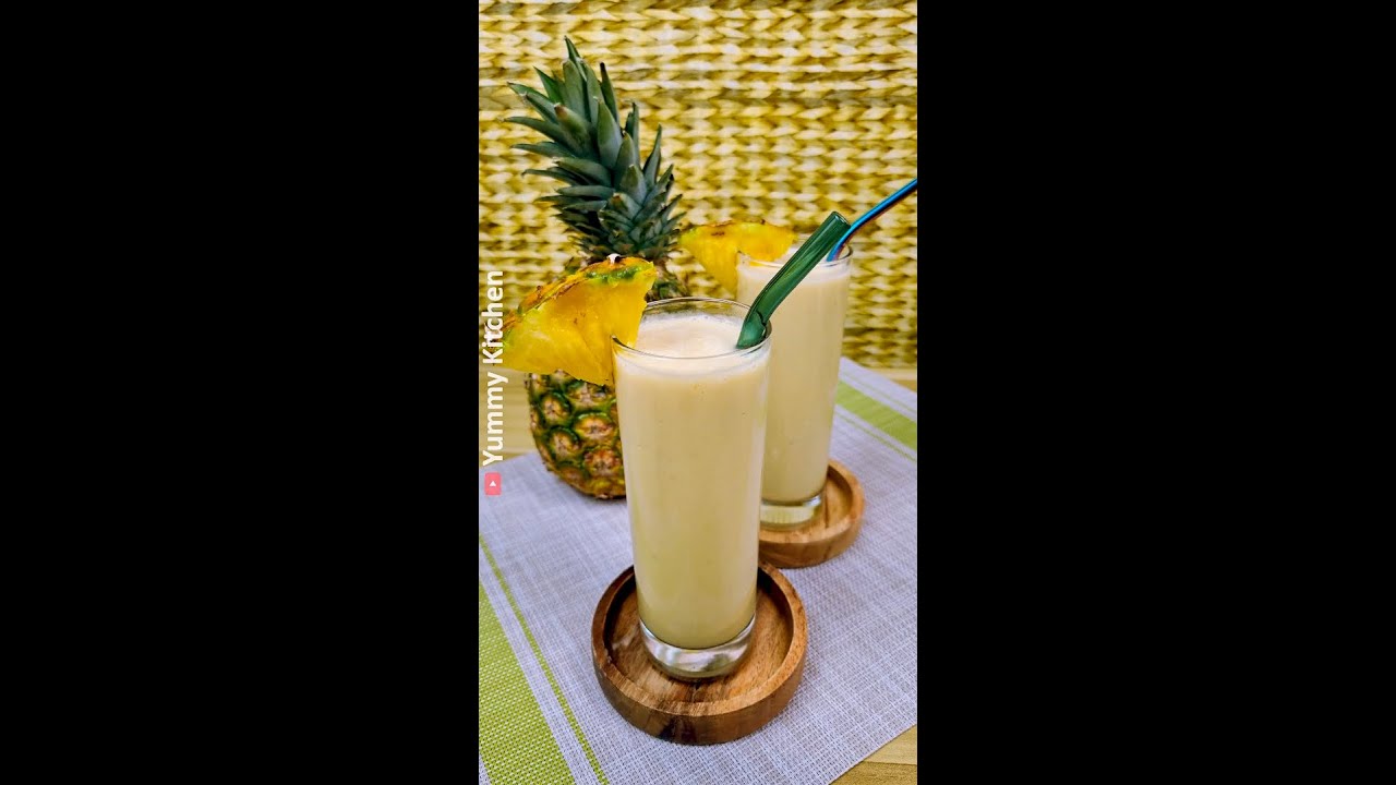 Pineapple Smoothie 2 Ways
