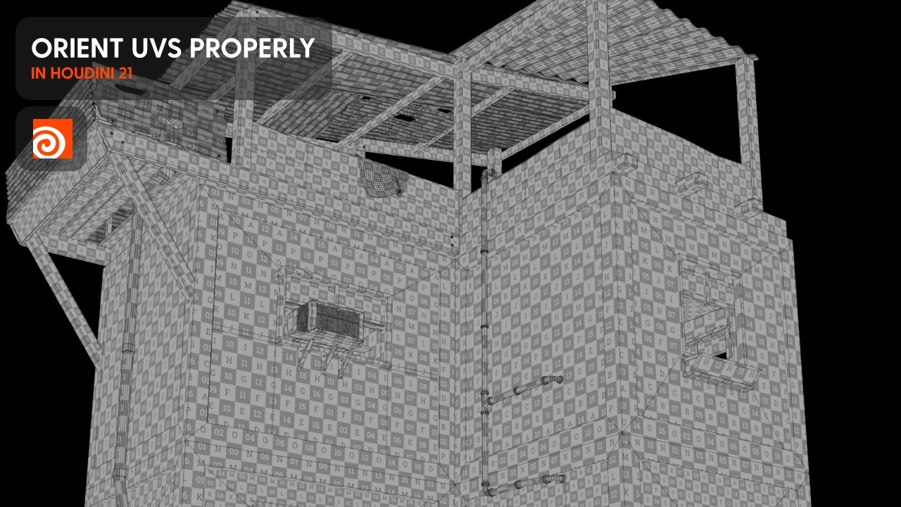 Ориентируйте UV-координаты как профессионал в Houdini 21.
