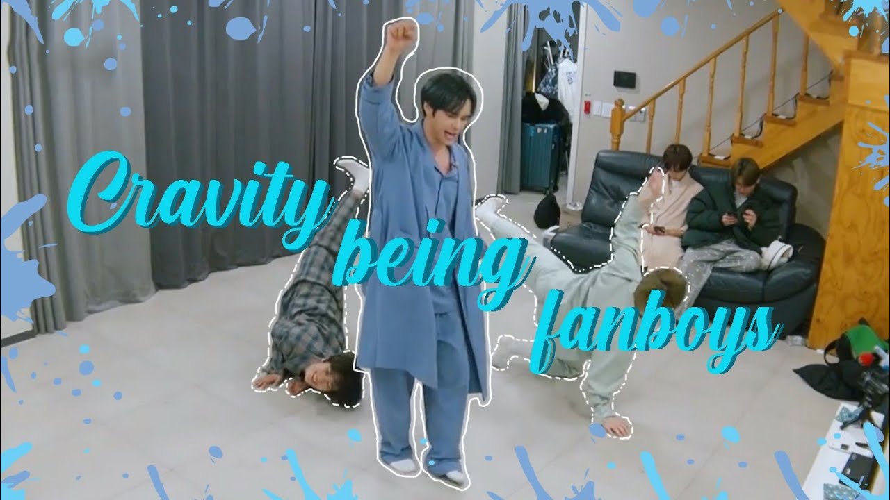 Cravity being fanboys of NCT, BTS, Seventeen, Monsta X and Stray Kids