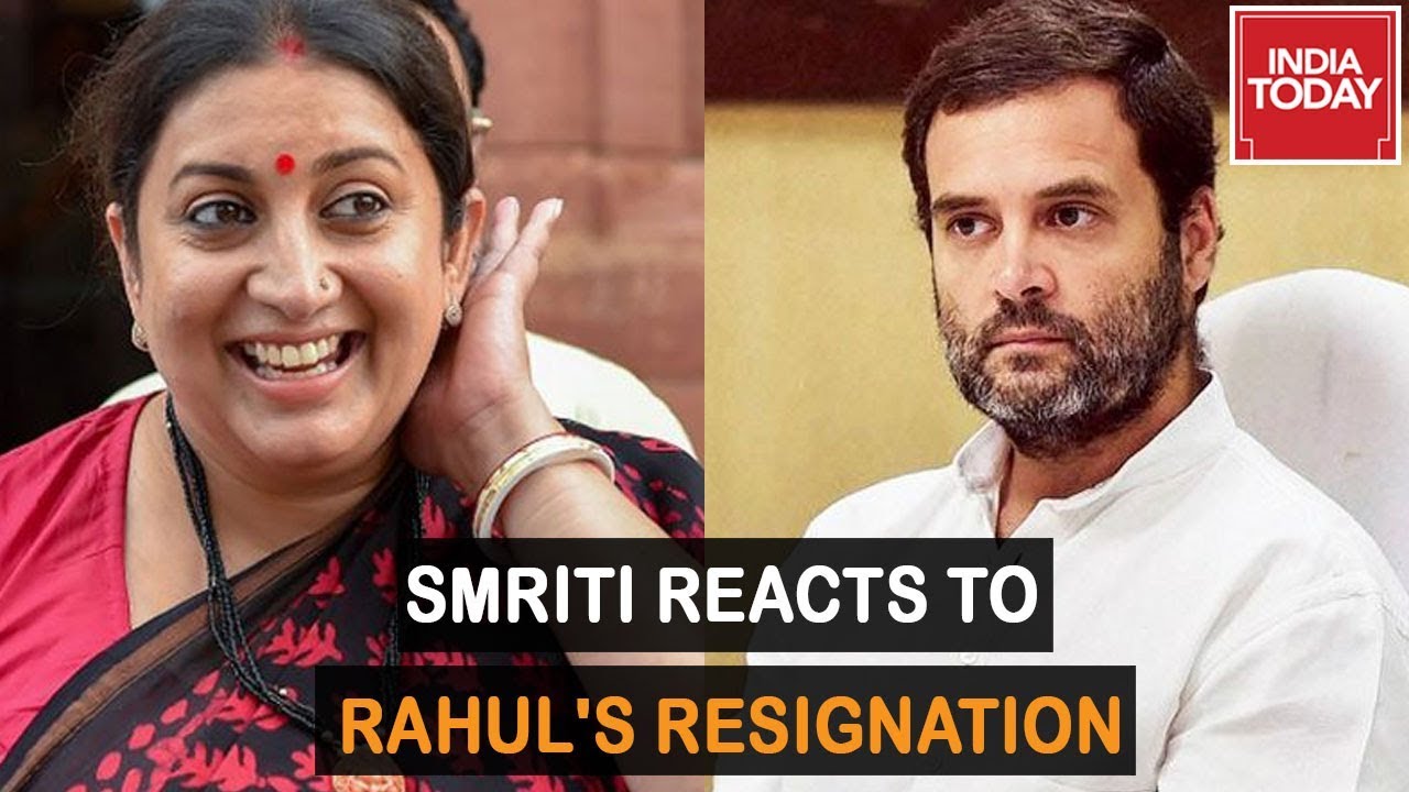 Watch How Smriti Irani Reacted To Rahul Gandhi's Resignation; Also Other Political Reactions