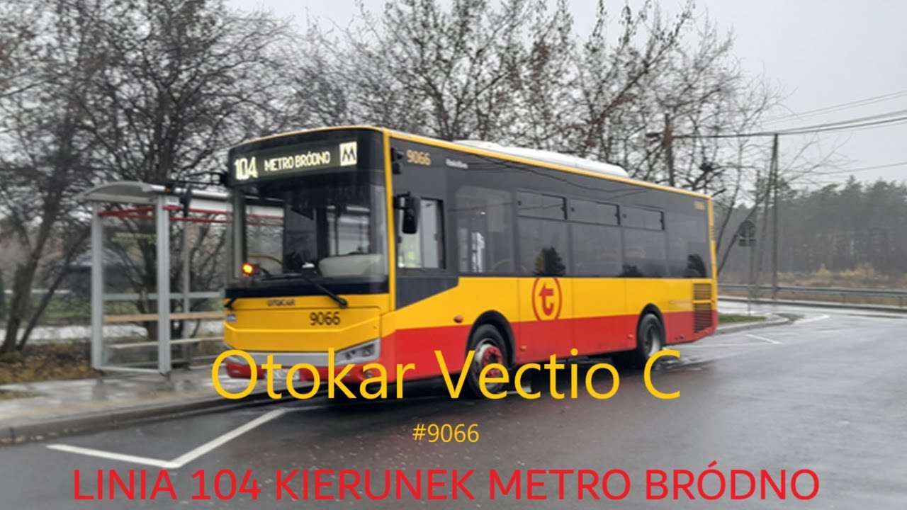 Otokar Vectio C (2018) #9066 [104] Kierunek Metro Bródno