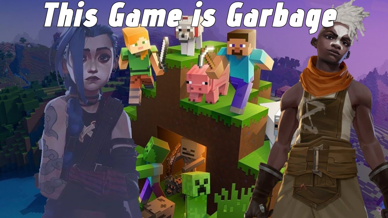 Jinx & Ekko play Minecraft