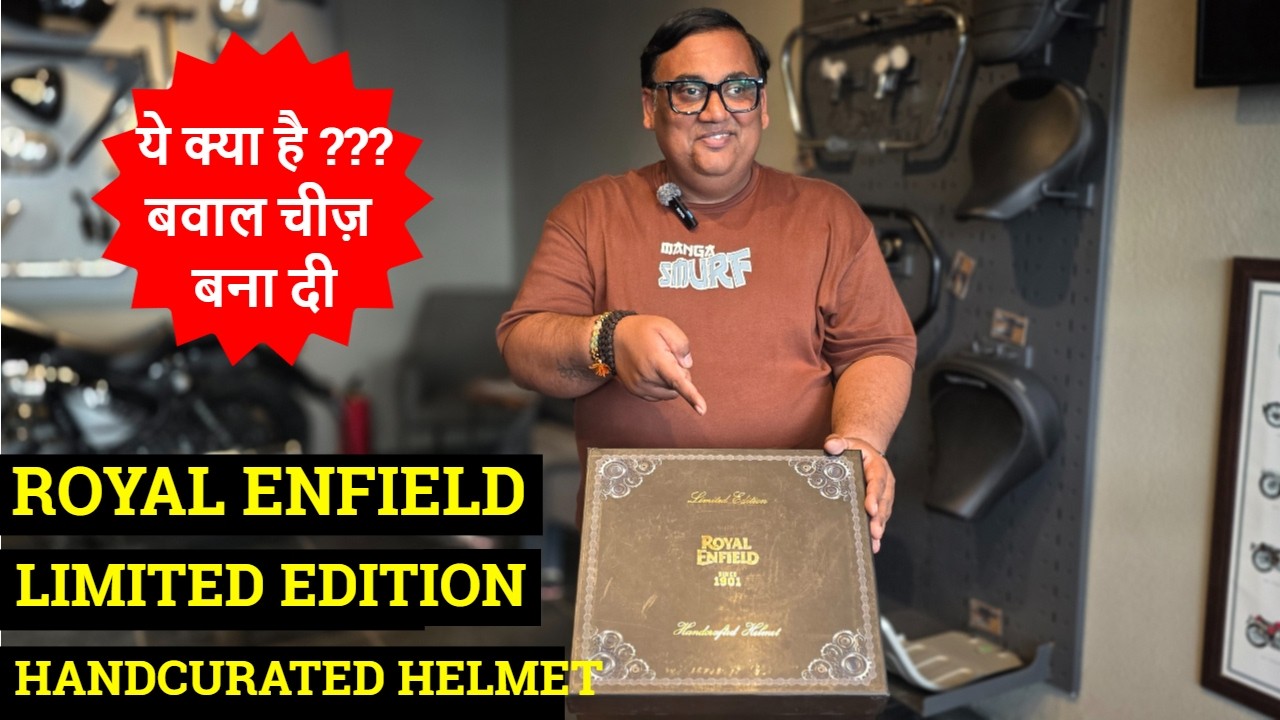 Royal Enfield Limited Edition Handcrafted Helmet | Legacy Continues Since 1901 ❤️❤️❤️