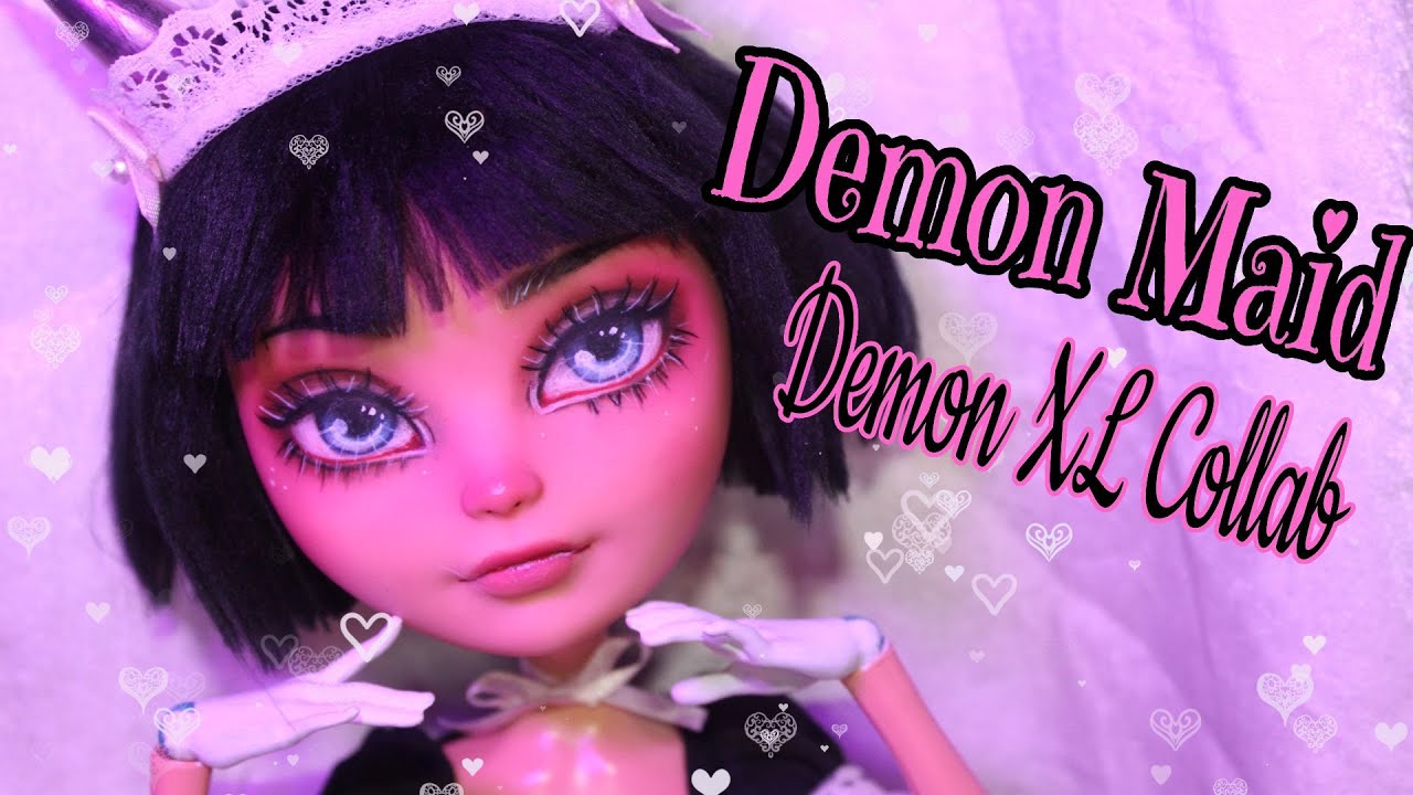 Demon Maid | Demon XL Collab | 17in Ever After High Doll Repaint