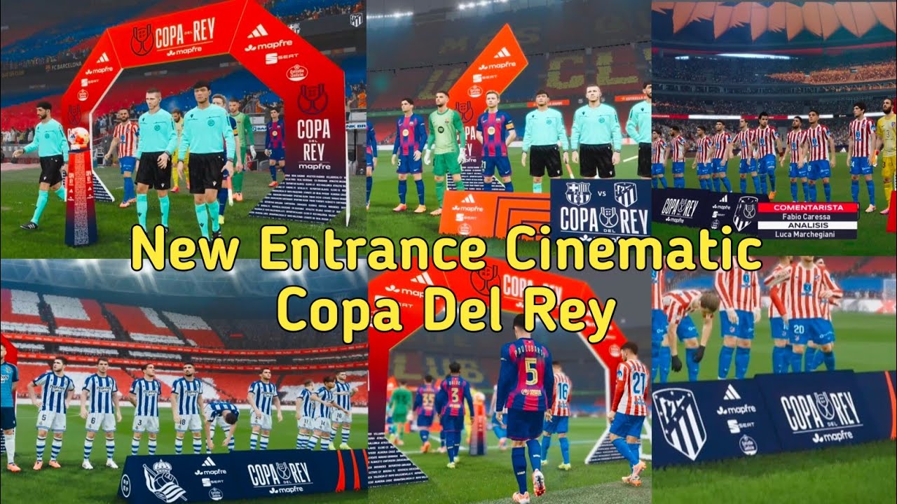 Entrance Cinematic Copa Del Rey | PES2021 & Football Life
