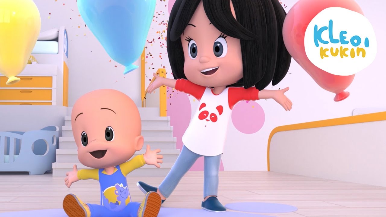 Kleo i Kukin 🎂🥳 SZAMPAŃSKI  NASTRÓJ 🥳🎂 Najlepsze kreskówki dla dzieci 🎬 Cleo y Cuquin