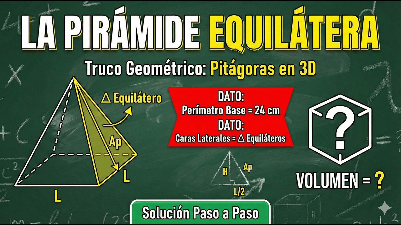 Volumen de pirámide cuadrangular