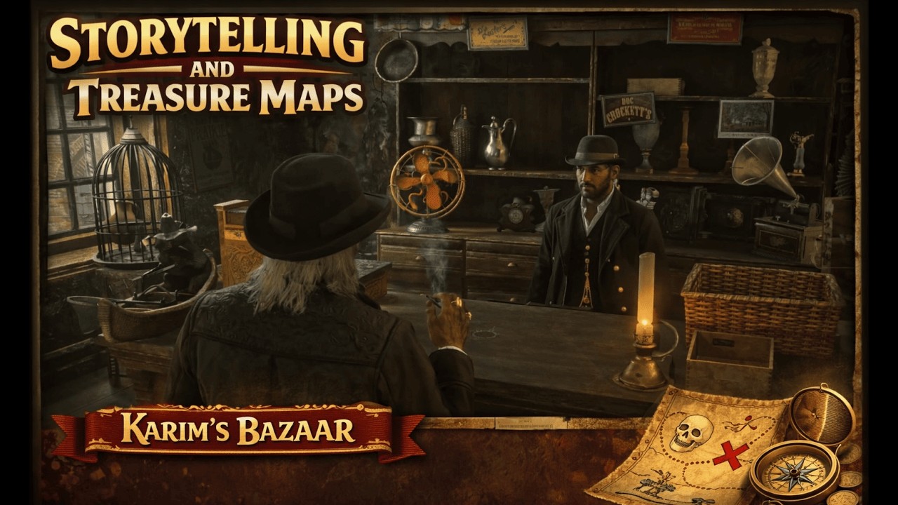 Storytelling and Treasure Maps - Karim's Bazaar [Ranch Roleplay]
