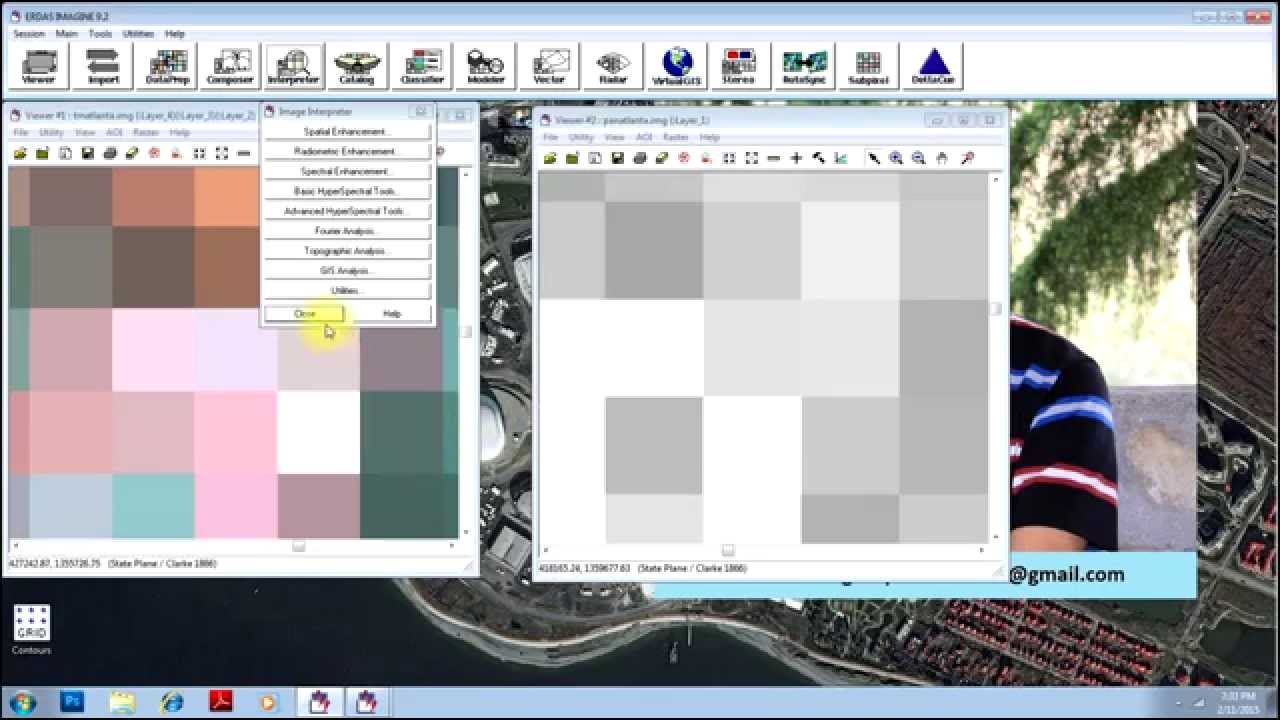 PAN Sharpen (Resolution Merge) - Enhance Spatial Resolution of Image in ERDAS Imagine