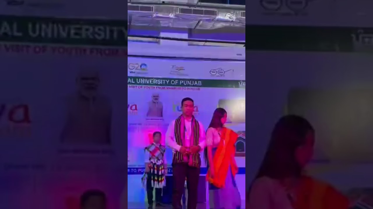 Fashion Period at CUPB by Delegates from MANIPUR #irctc #eduminofindia #ebsb  #pmoindia #yuvasangam