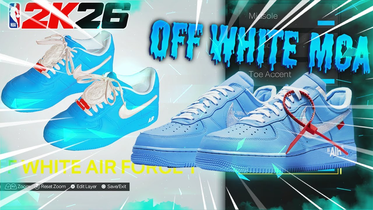 HOW TO MAKE Off-White Blue Air Force 1 
