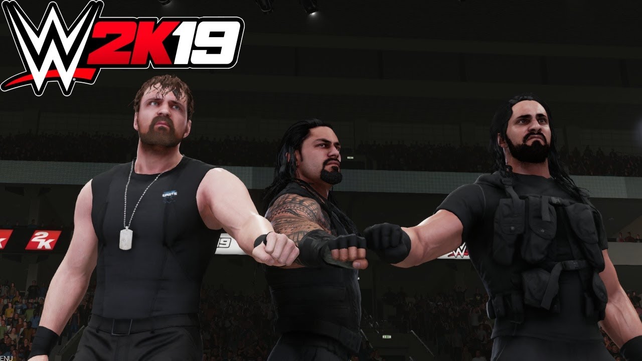 WWE 2K19 - Щит (Выход, Подпись, Финиш)