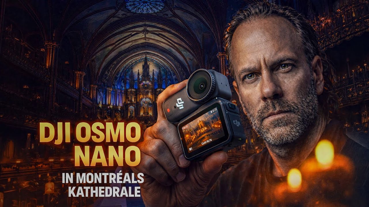 Wie gut ist die DJI OSMO Nano wirklich? Videoqualität in der Kathedrale von Montréal