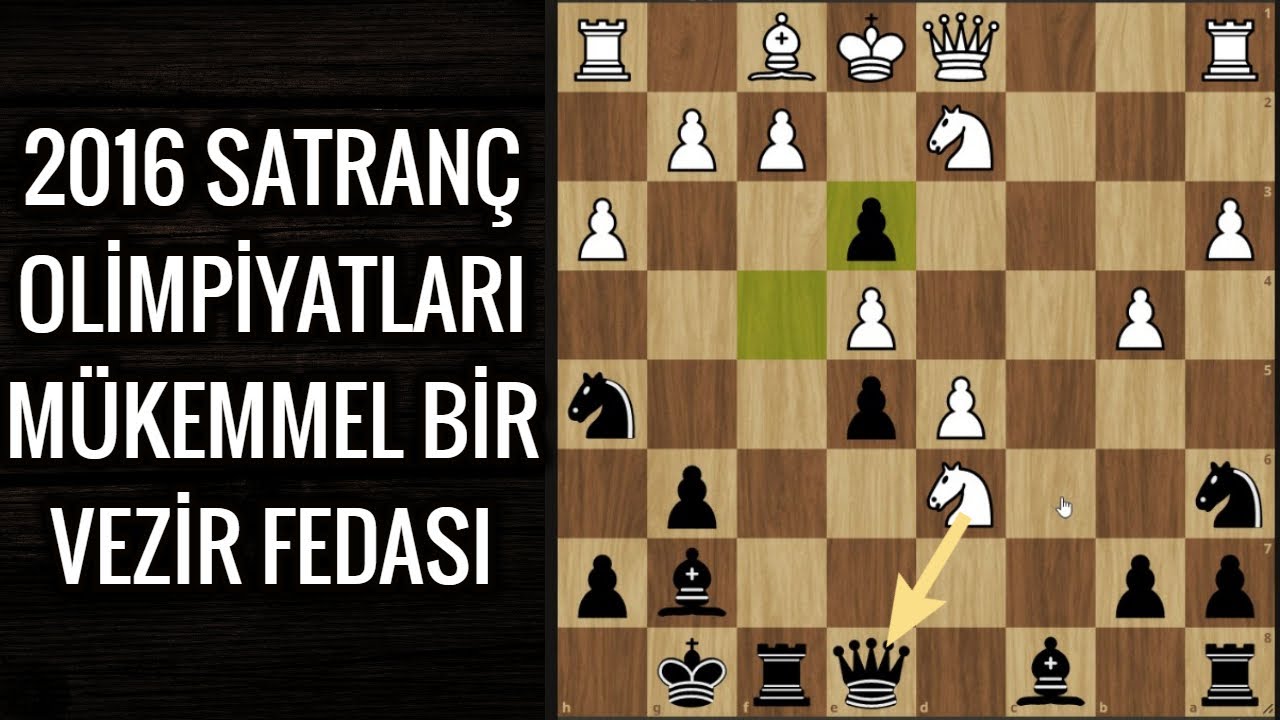 SATRANÇ MATEMATİĞİNİ ALT ÜST EDEN MÜKEMMEL VEZİR FEDASI!!
