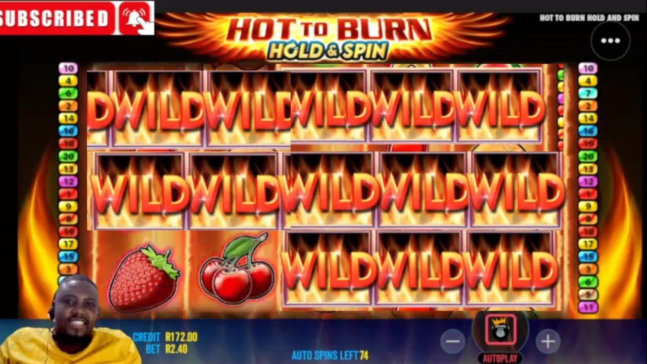 Hot to Burn Hold & Spin: Turning R250 into R2550 HollywoodBet!