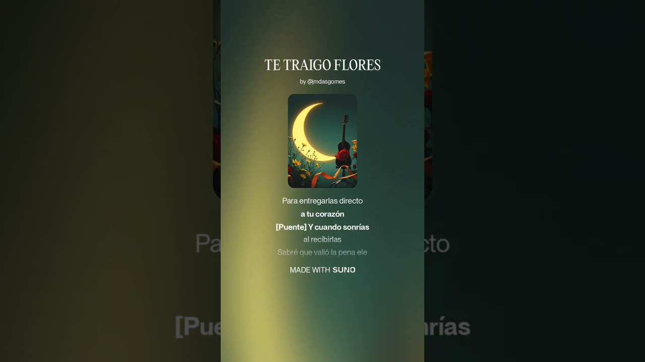 TE TRAIGO FLORES