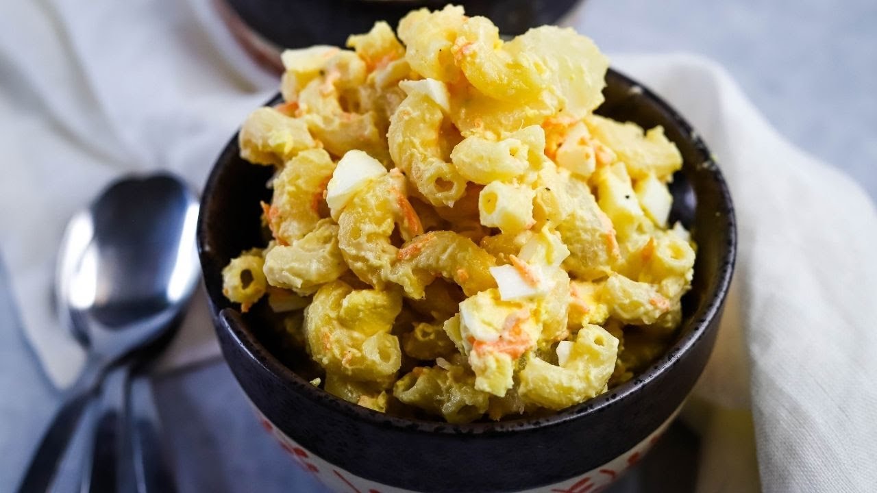 HAWAIIAN style POTATO MAC SALAD that you need for your next plate lunch