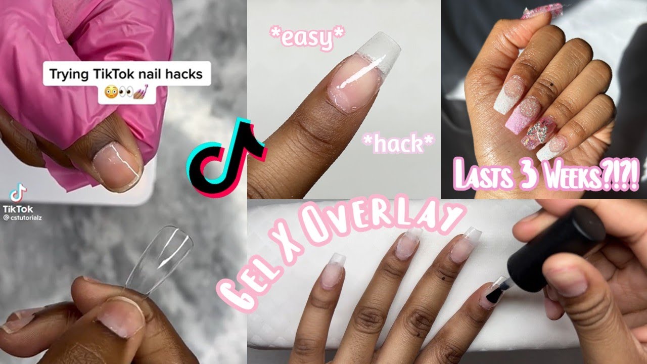 TRYING VIRAL GEL X OVERLAY Method! | 3 Week GEL X NAILS