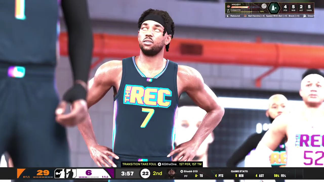 Hold on.two-man rec domination NBA 2K 26, live