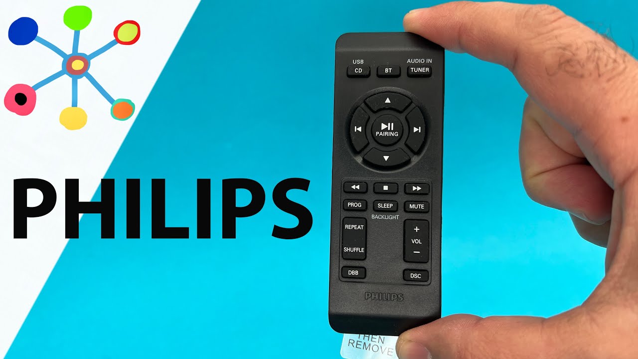 🔈👉  Philips REMOTE CONTROL + PHONE REMOTE CONTROL AZ700T CD Soundmachine