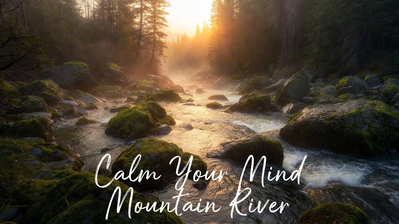 Nature Therapy River Water & Morning Birds | Sleep Sounds for Focus
