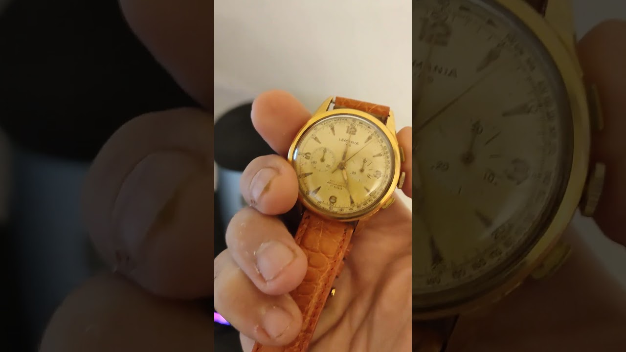 LEMANIA 105 Cronografo Vintage anni 50
