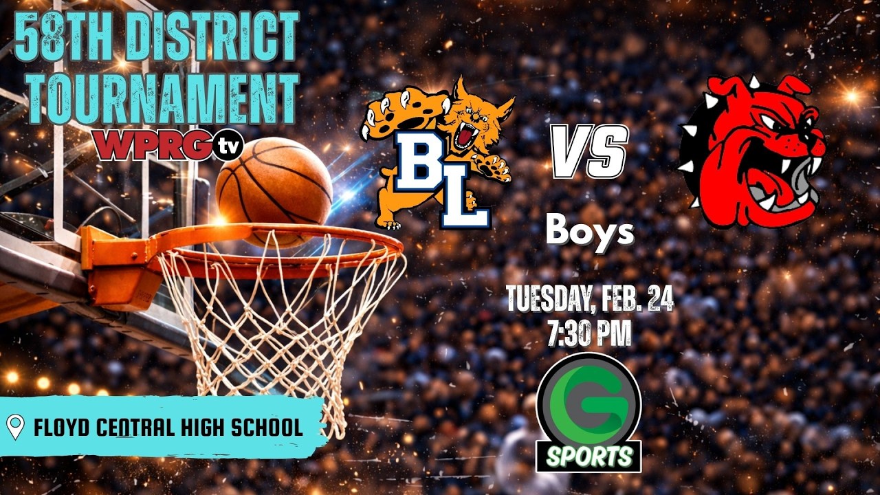 Betsy Layne vs. Lawrence Co. - Boys 58th District Tournament on WPRGtv (02.23.26)