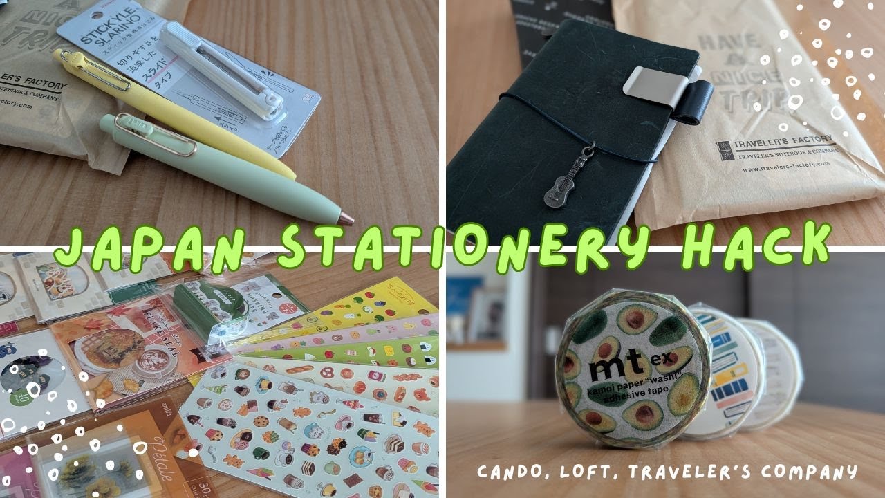 ✨ Japan Stationery Haul 🇯🇵 CanDo, Loft, Traveler’s Company!💕